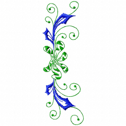 Flowers And Tree Embroidery Design 9 Flowers And Tree Embroidery Design 9